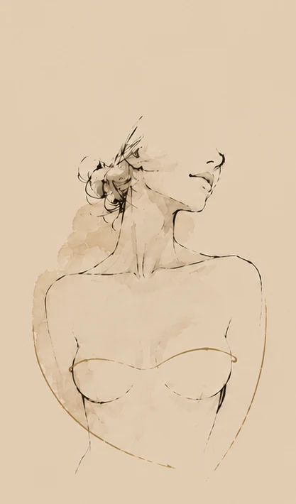 Ilustração de cirurgias mamárias